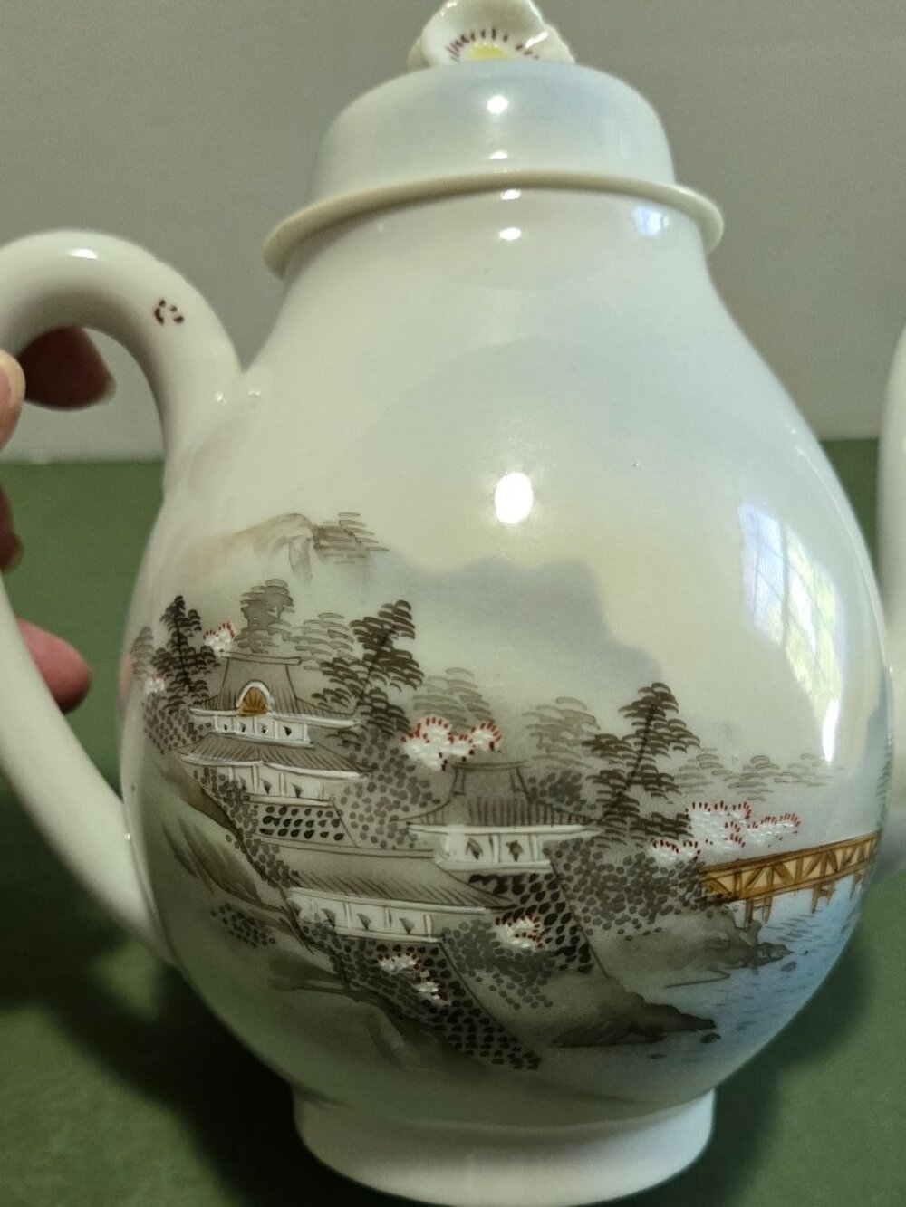 Vintage Japanese Porcelain Teapot